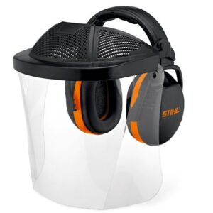 Kratki štitnik za lice/sluh s plastičnim vizirom